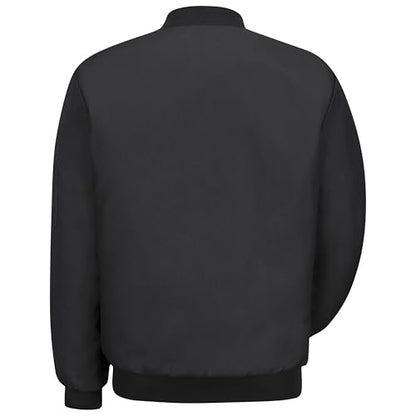 Red Kap Men's Solid Perma-lined Team Jacket - color: Black, size: Medium