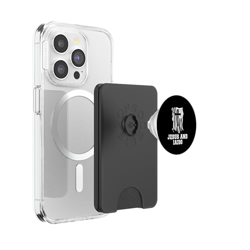Iaido Instructor / Iaido Student / 'Jesus And Iaido!' Saying PopSockets PopWallet for MagSafe - style: Magnetic PopWallet