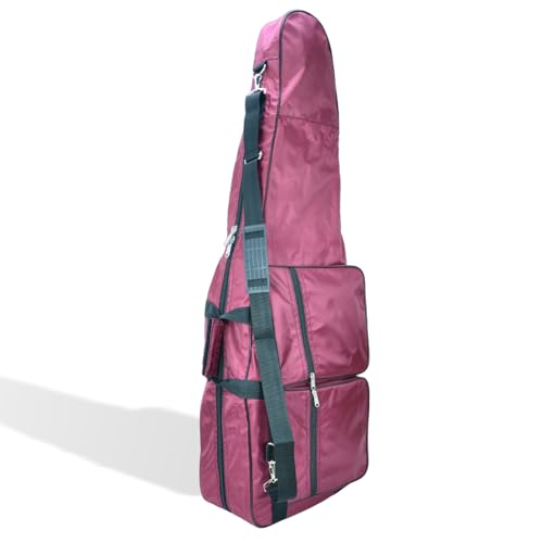 Fencing Bag - Junior Fencing Equipment Bag - Portable Fencing Sword Bag with Handle and Shoulder Strap - color: Burgundy