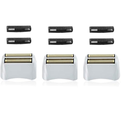 Replacement Foil & Cutter for Andis reSURGE Shaver 17300,White - color: White/3Pack