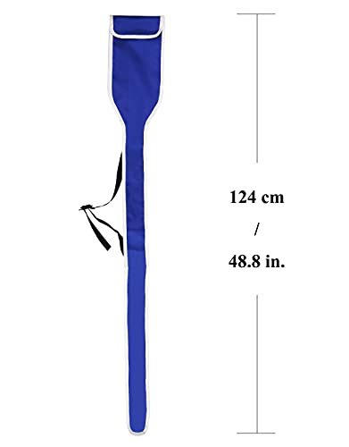 LEONARK Fencing Sword Sling Shoulder Bag for Foil Epee and Saber - Hema Longsword Bag Cover Case for Fencing Weapons - style: Sword Bag-blue