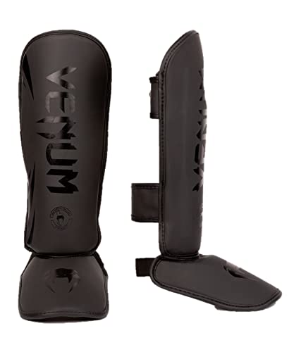 Venum Challenger Kids Shin Guards - color: Black/Black, size: Large