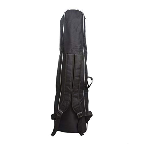 LEONARK Fencing Draw-bar Wheel Bag for Epee Saber and Foil - Hema Sword Bag Trolley Case for Fencing Suit and Mask - color: Black A