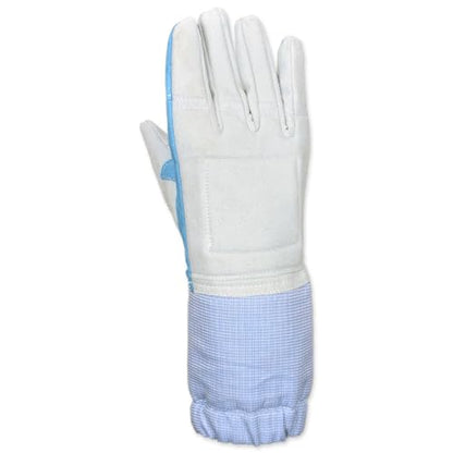 Fencing Glove, Anti-Skid Leather Fencing Gloves for Sabre,Electric Saber Glove for Child and Adult - size: 8.5
