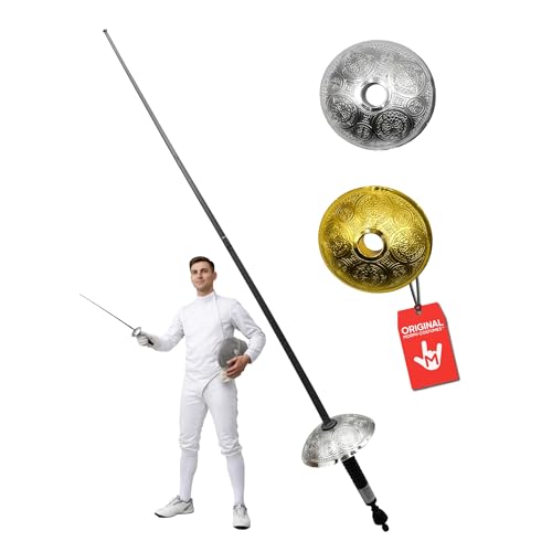 Nicky Bigs Novelties Fencing Sword, 25in Silver Plastic for Halloween