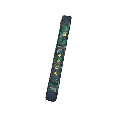 ZooBoo Tai Chi Sword Bag Martial Arts Shoulder Case - color: Camouflage, size: Double Layer