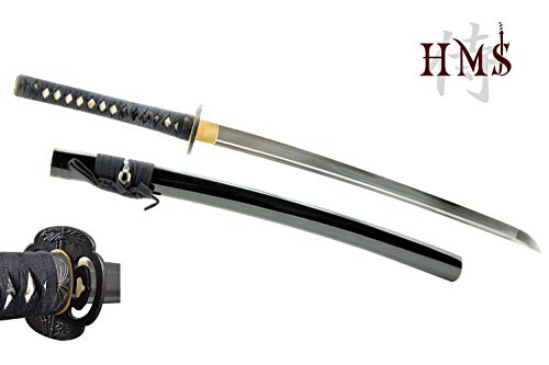 Hand Forged 1045 Carbon Steel Bamboo Leaf Katana Full Tang Sword