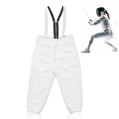 Fencing Pants 350N Fencing Training Equipment Professional Fencing Pants Stab Proof Fabric Fencing Training Pants(42 Size 150‑155cm 40kg)