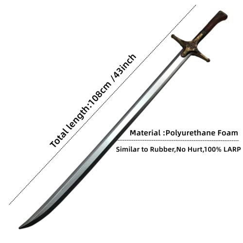Hallloween Prop PU Foam 43" Cosplay Swords for Aliceor Sword, The Wild of Hunt Swords Role Play Xmas Birthdays Gifts