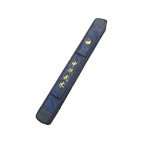 ZooBoo Tai Chi Sword Bag Martial Arts Shoulder Case - color: Blue, size: Single Layer