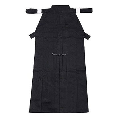 ZooBoo Kendo Uniform Men's Hakama Pants Traditional Martial Arts Wear - color: Black, size: Large
