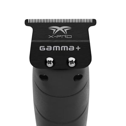 GAMMA+ Hair Trimmer Fixed Moving Blade Replacement Professional Grade - style: X-Pro Black Diamond Carbon DLC Wide / The One DLC