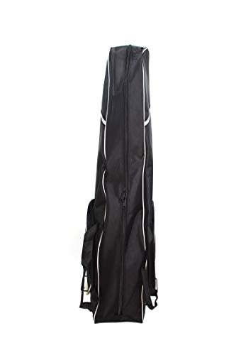 LEONARK Fencing Draw-bar Wheel Bag for Epee Saber and Foil - Hema Sword Bag Trolley Case for Fencing Suit and Mask - color: Wheeled Black