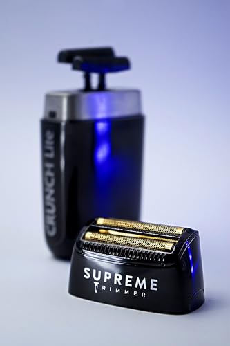 Supreme Trimmer Replacement Foil & Cutter SB55 | Hypoallergenic Foil for Crunch Lite STF600 | Black - color: Black Foil & Cutters