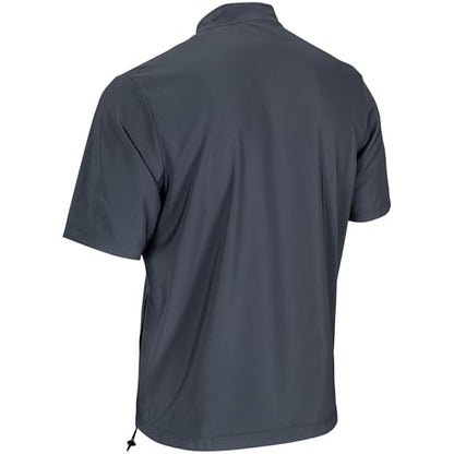Woven Warm-Up Jacket, Youth Large, Graphite
