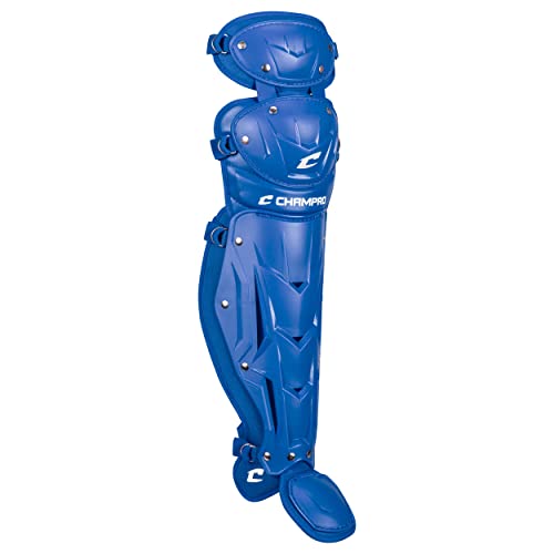 Champro Optimus MVP Double Knee Leg Guard - color: Royal, size: 16.5"