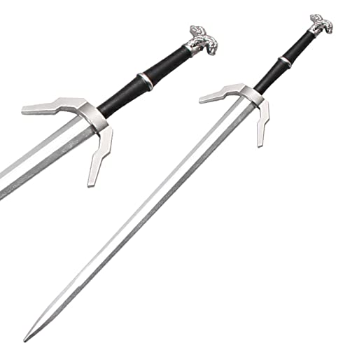 41 inch Medieval Foam Sword - Two Hand Sword for Witcher Hunting - color: Twin Wolf