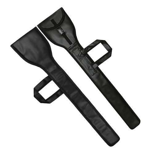 Masonic Knights Templar Sword Carrying Case Black Leather | Soft Padded Storage Bag