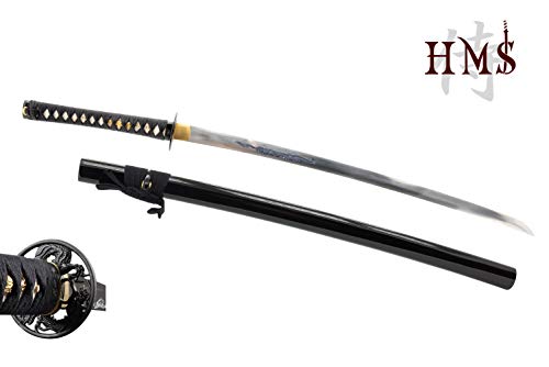 Hand Forged 1095 Carbon Steel Imperial Dragon Katana Full Tang Sword