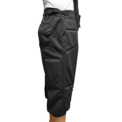 LEONARK Black 350N Hema Knickers Sparring Locust Pants Overlays for Hema Longsword Rapier Sabre Armoury - size: Small
