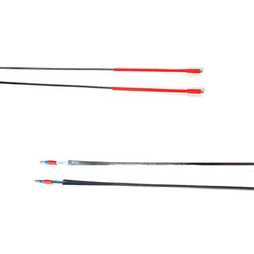 LEONARK Fencing Wired Sword Spare Blade - Set of 2 Stainless Steel #5 Alternative Blade for Epee Foil and Saber - 2 Pack with Blade Bag - size: #5 Foil