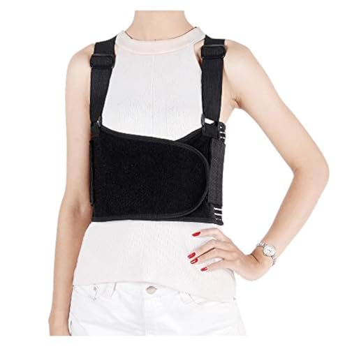 Solmyr Rib and Chest Support Brace, Broken Rib Brace, Breathable Rib Belt for Sore or Bruised Ribs Support, Sternum Injuries, Dislocated Ribs Protection, Pulled Muscle Pain (S) - size: Small (Pack of 1)