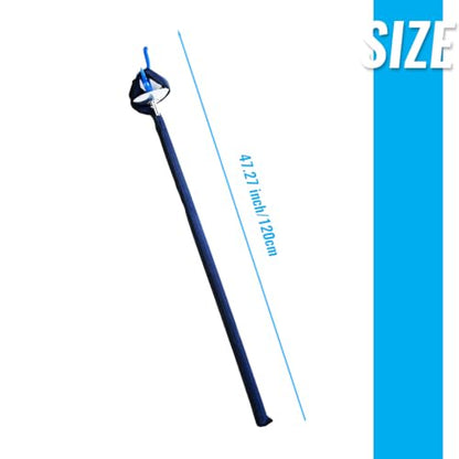 Fencing Bag - Sling Shoulder Fencing Sword Bag for Foil Sabre and Epee - Thickened Fencing Weapons Bag - color: Blade Bag-Blue