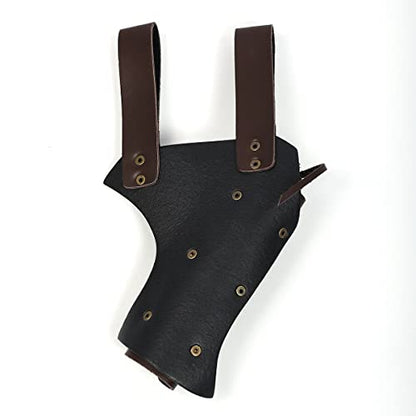 BLESSUME Medieval Knight Belt with Sword Frog Holster Rapier Scabbard Holder 1pc - color: Brown 13