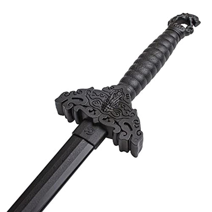 Master USA Polymer Training Equipment, Black Polypropylene Blade, Martial Arts Training Gear, Rounded Tip- Practice, Cosplay - style: Taichi Practise