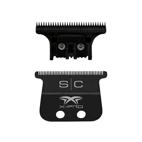StyleCraft Replacement Hair Trimmer Blade Cutter Set Professional Grade - color: Black