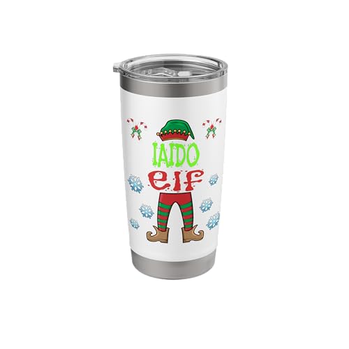 Iaido Instructor / 'Iaido Elf' / Lazy Christmas Costume Stainless Steel Insulated Tumbler - color: White