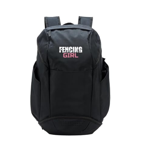 Fencing Girl Funny Fence Women Fencing Sport Backpack
