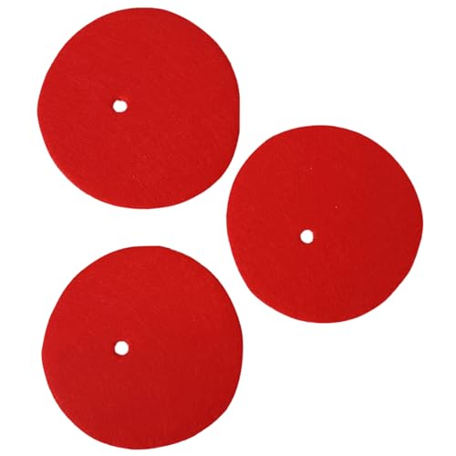 LEONARK 3 Packs Fencing Sword Replaceable Pad Heavy Felt Alternative Pad for Fencing Epee Foil Saber Sword Guard - color: 3 Packs for Foil