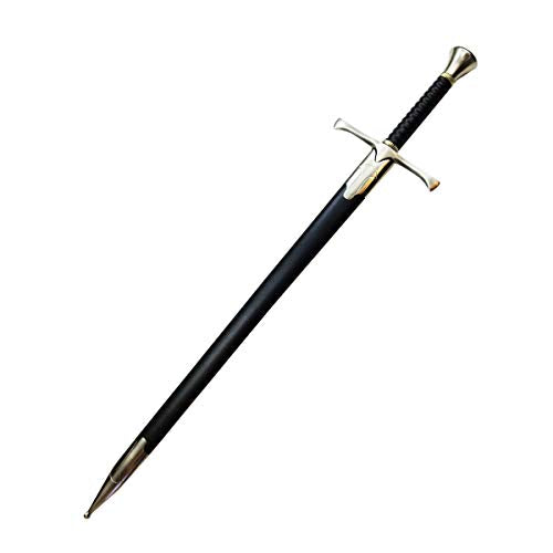 Medieval Sword One Hand Sword, Dull Blade. for Collection, Gift, Show and Fair Cosplay and LARP - color: Knight-Silver