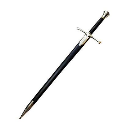 Medieval Sword One Hand Sword, Dull Blade. for Collection, Gift, Show and Fair Cosplay and LARP - color: Knight-Silver