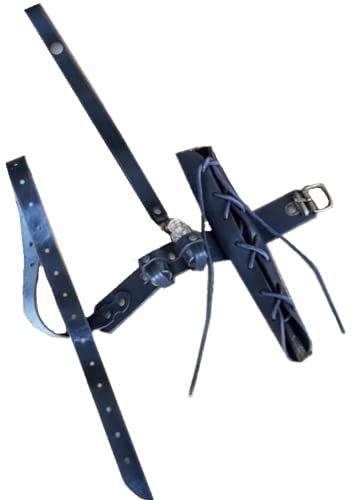 BLESSUME Medieval Knight Belt with Sword Frog Holster Rapier Scabbard Holder 1pc - color: Black 11