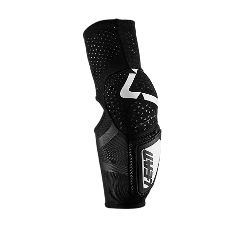 Leatt 3DF Hybrid Elbow Guard - color: White/Black, size: Small-Medium