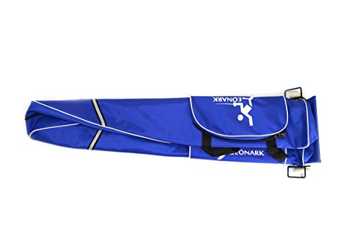 LEONARK Fencing Draw-bar Wheel Bag for Epee Saber and Foil - Hema Sword Bag Trolley Case for Fencing Suit and Mask - color: Wheeled Blue