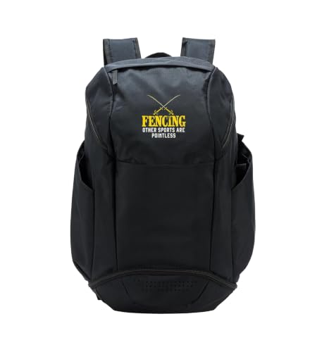 Fencing Sword Fight Swordsmanship Epee Foil Saber Fencer Sport Backpack