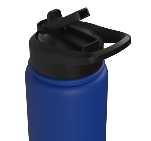 TOUCH LIGHT CREW Fencing Scoring Box Stainless Steel Insulated Water Bottle - color: Royal Blue