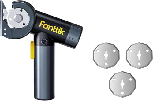 Fanttik C8 Nano Cordless Electric Scissors with LED Display & 3PCS Replacement Rotary Blades for Fanttik C8 Nano Electric Scissors