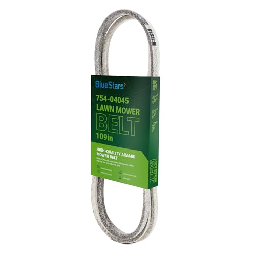 BlueStars 954-04045 Mower Deck Belt | Aramid Cord | 1/2 x 109 - size: 754-04045, style: Aramid Cord
