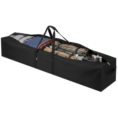 1 Pcs 60 x 17 x 20 Inch, 332 L Large Storage Duffle Bag Black - color: Black, size: 60 x 17 x 20 Inch, 332 L