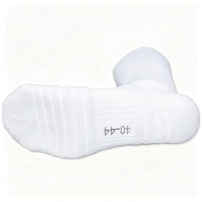 Fencing Socks - Standard Fencing Stockings for Epee Sabre Foil - color: White-2 Pack, size: Small