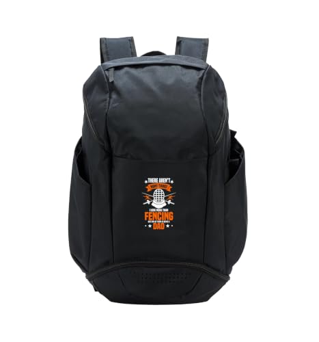 Fencing Dad Combat Sport Fence Sword Fencer Father's Day Sport Backpack