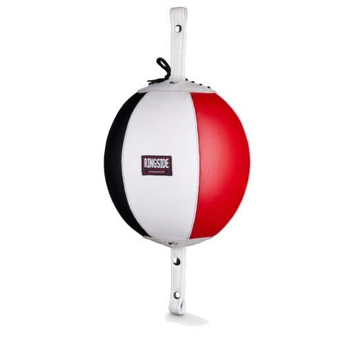 Ringside Leather Boxing Double End Bag with Bungee Cables - size: 9"