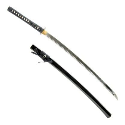 Wakizashi Iaito, Unsharpened Aluminum Alloy Iaido Training Sword - style: Tomoe Crest