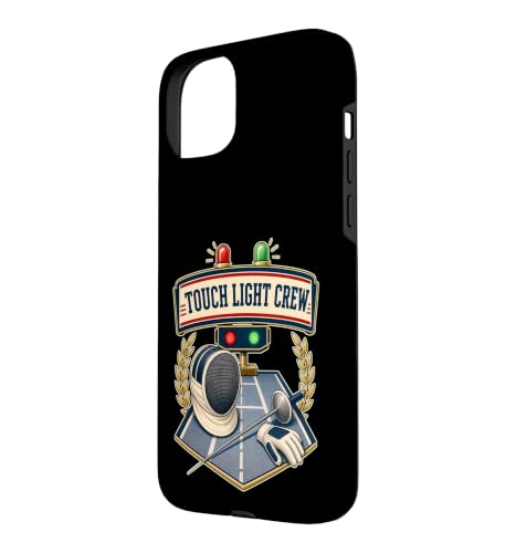 Touch Light Crew Fencing Scoring Box Case for iPhone 15 Plus