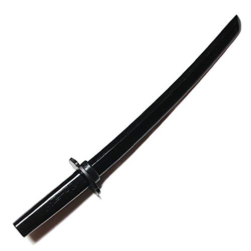 E-BOGU Martial Art Training Equipment Set with Plastic Scabbards and Tsuba Handguard (Black)