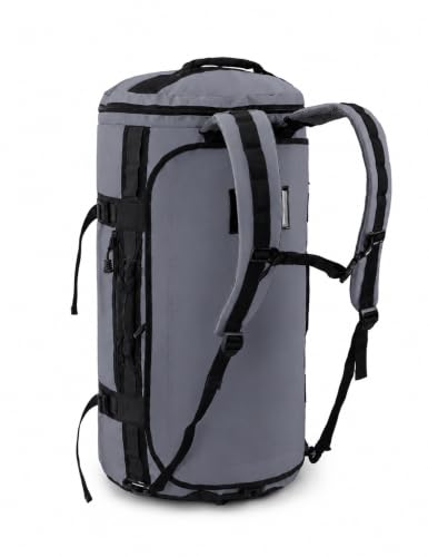 MIER Large Duffle Bag Backpack for Travel Camping Gym Sports, 45L/60L/90L - color: Gray, size: 45L